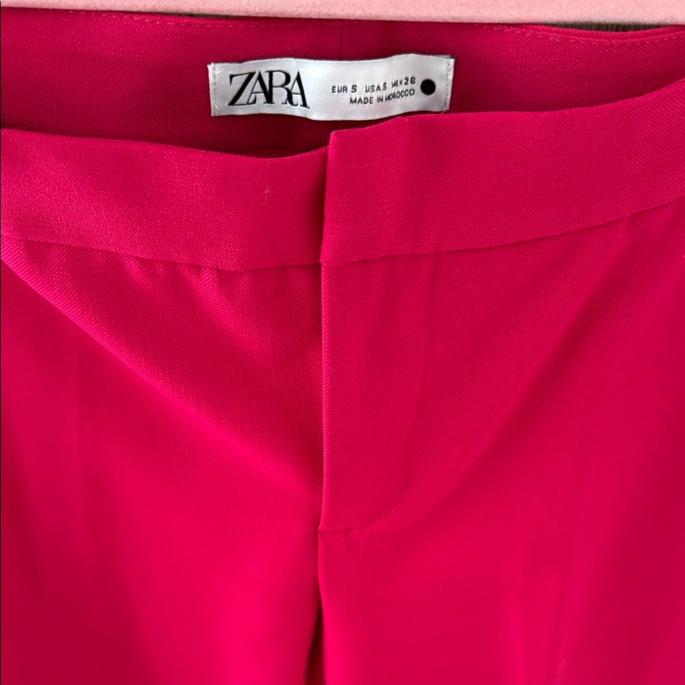 Zara Vibrant Pink Jacket and Pants Suit -small - Picture 3 of 5